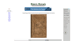 Desktop Screenshot of historichymnals.com